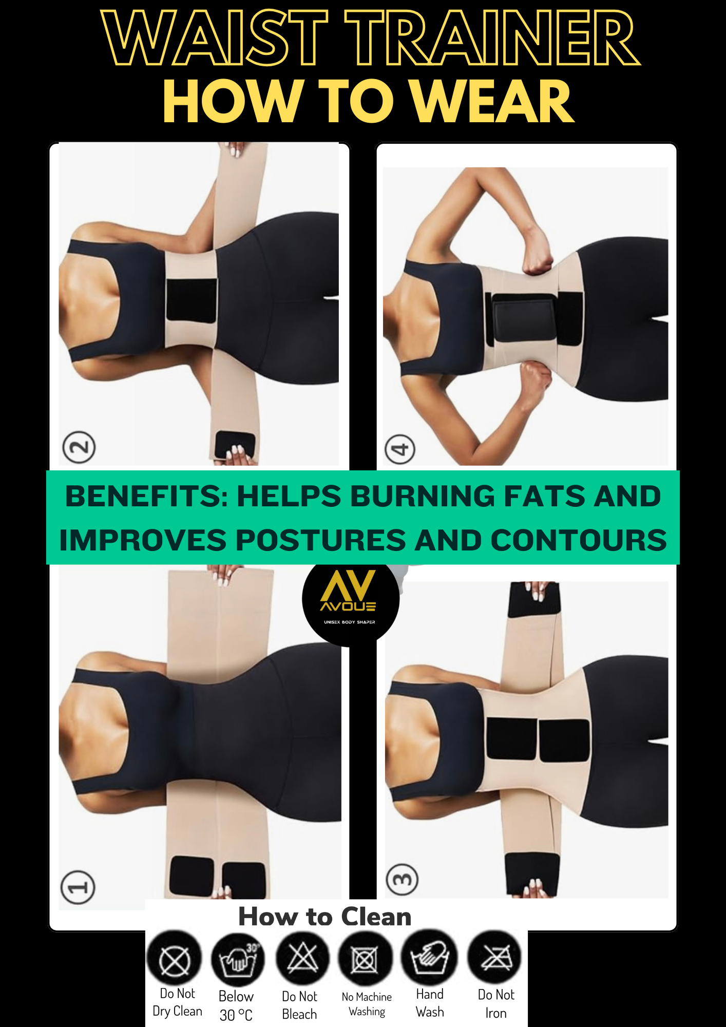 Unisex Fat Burning Waist Trainer